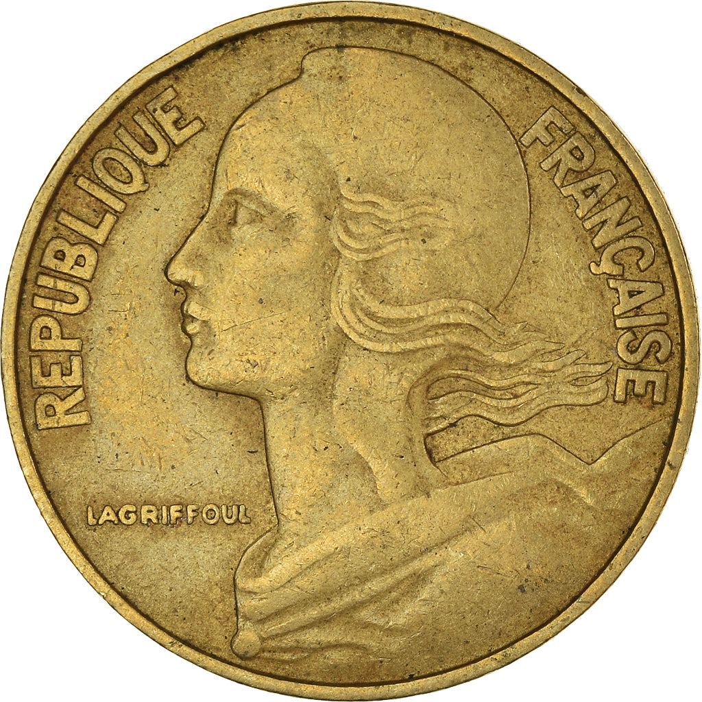 Moeda, França, 20 Centimes, 1964