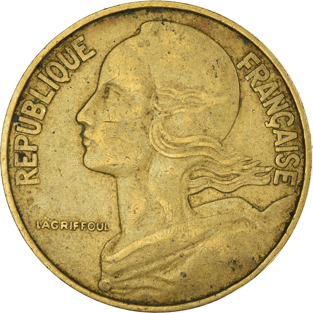 Münze, Frankreich, 20 Centimes, 1963