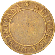 Dominican Republic, 1/4 Réal, 1844, EF(40-45), Bronze, KM:1