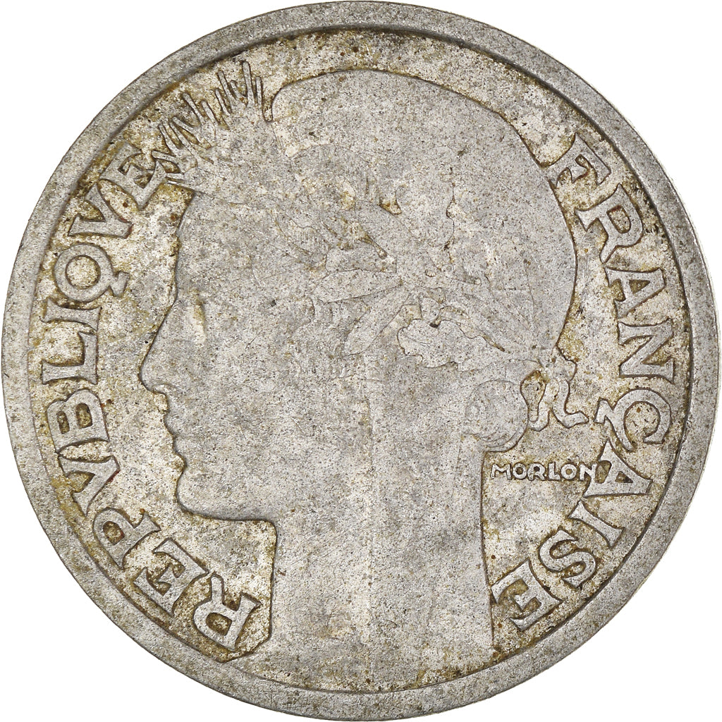 Moeda, França, 2 Francs, 1948
