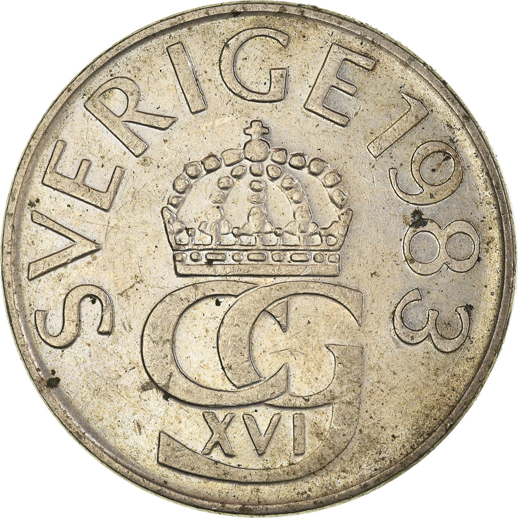 Moneta, Svezia, 5 Kronor, 1983