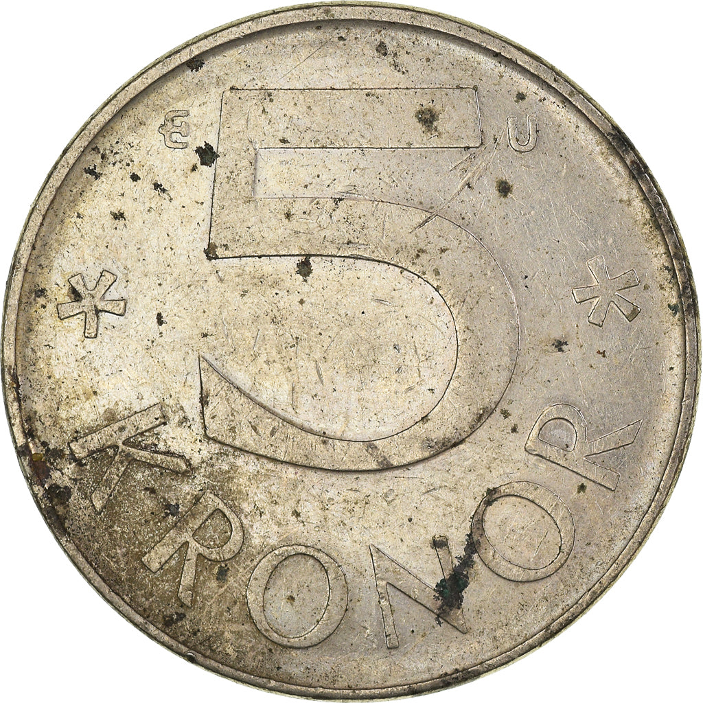 Moneta, Svezia, 5 Kronor, 1983