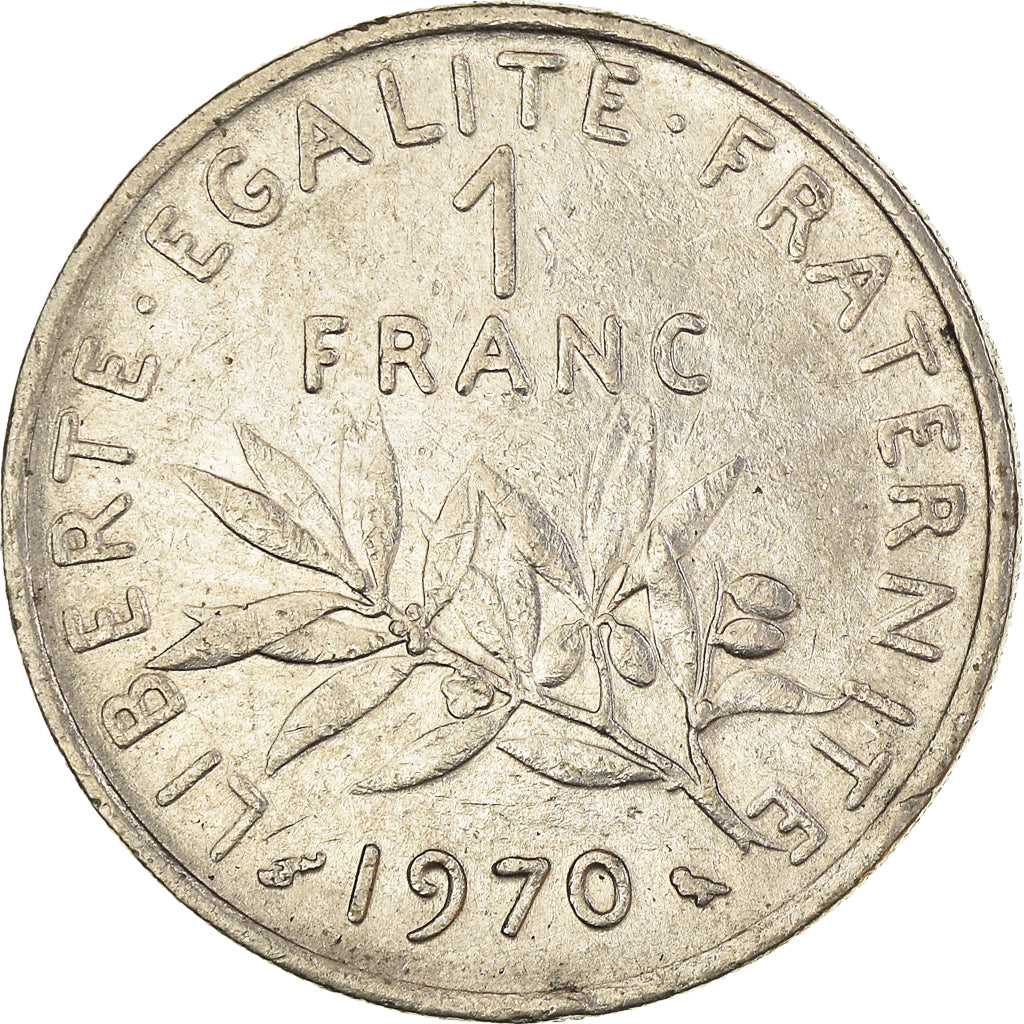 Monnaie, France, Franc, 1970