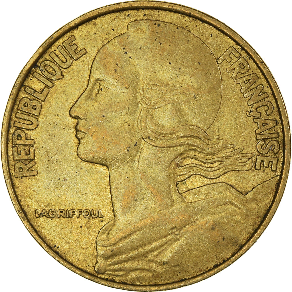 Coin, France, 20 Centimes, 1976
