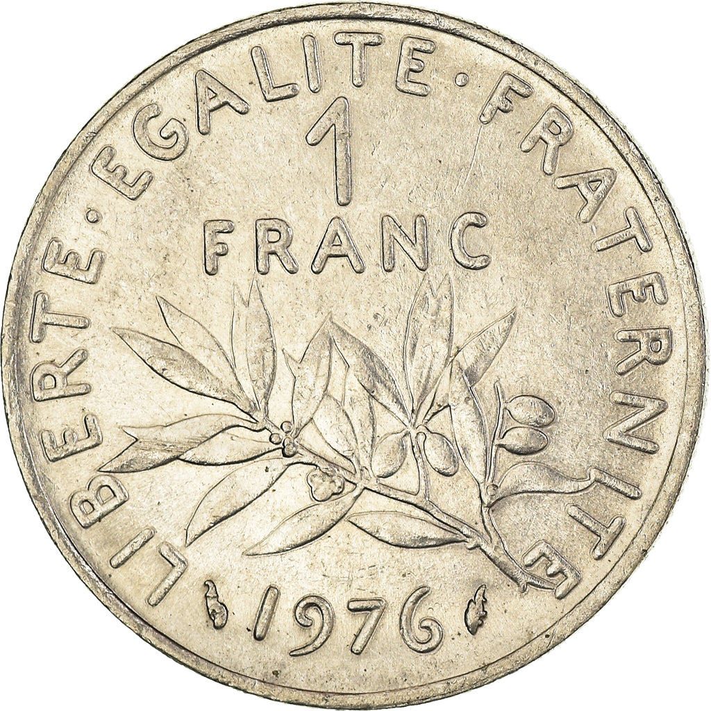 Monnaie, France, Franc, 1976