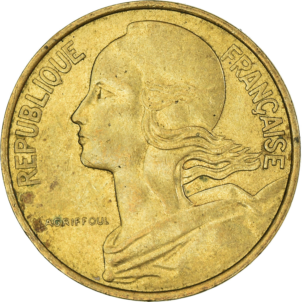 Moneta, Francia, 10 Centimes, 1976