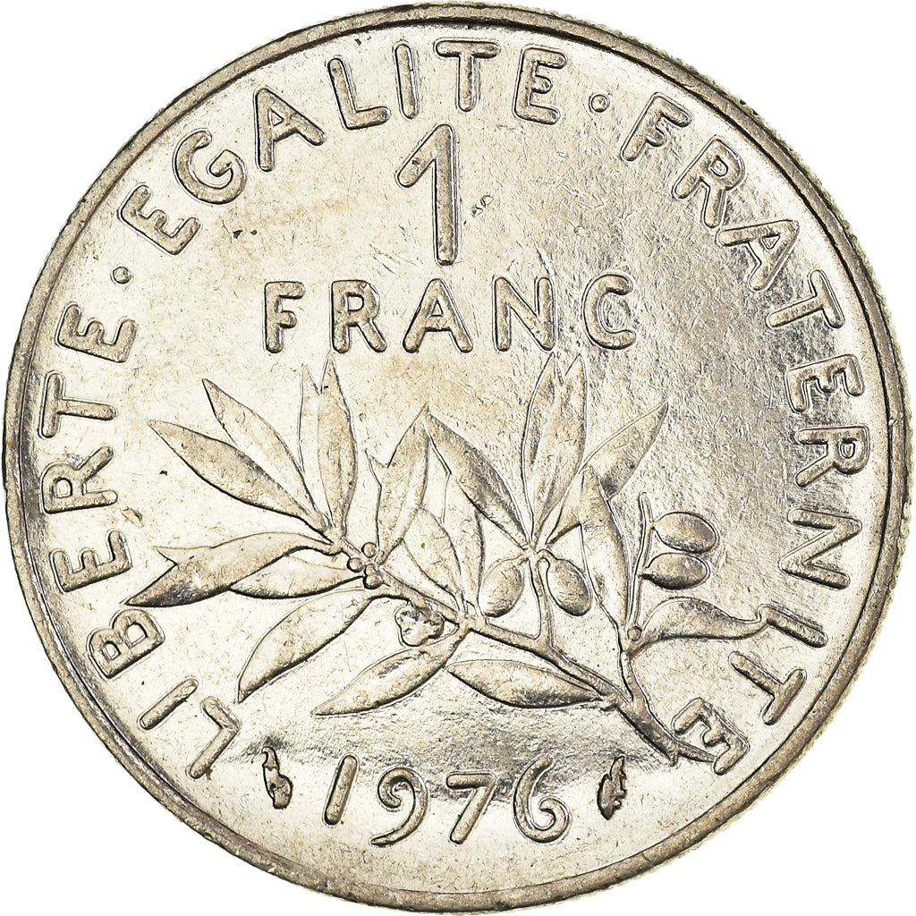 Monnaie, France, Franc, 1976