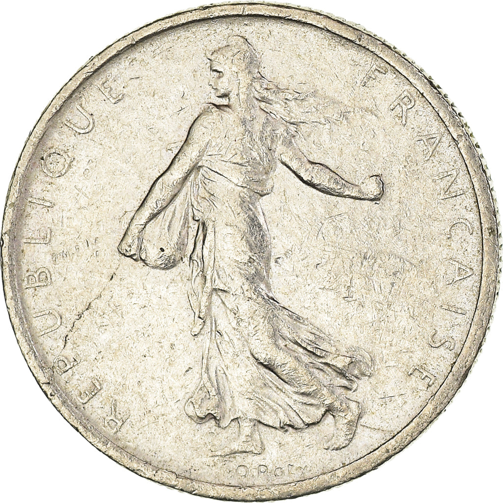 Moneta, Francja, 1/2 Franc, 1965