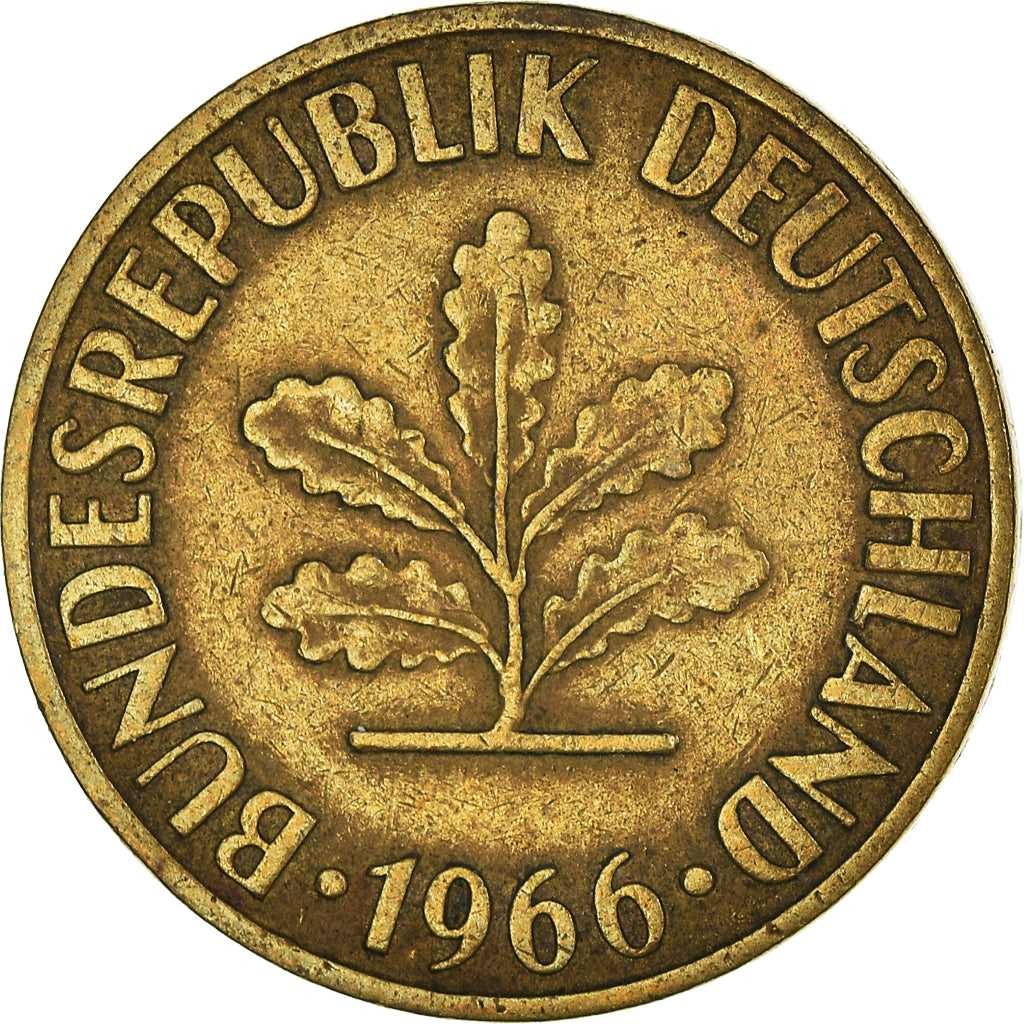 Coin, GERMANY - FEDERAL REPUBLIC, 10 Pfennig, 1966