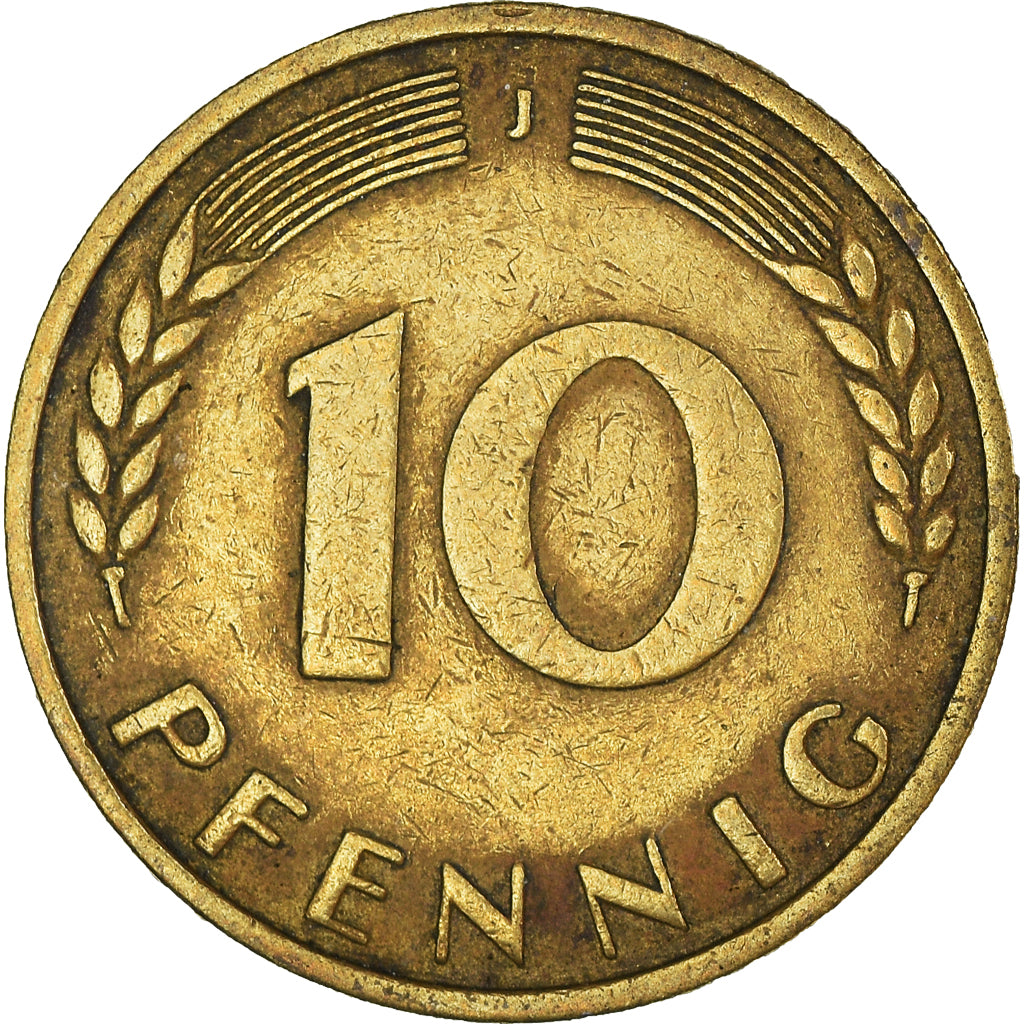 Coin, GERMANY - FEDERAL REPUBLIC, 10 Pfennig, 1966