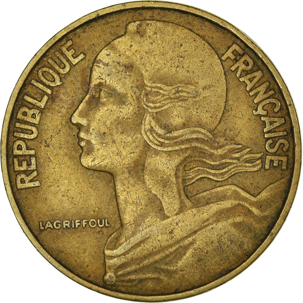 Coin, France, 20 Centimes, 1967