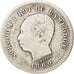 Cambodia, 50 Centimes, 1860, VF(20-25), Silver, KM:M5
