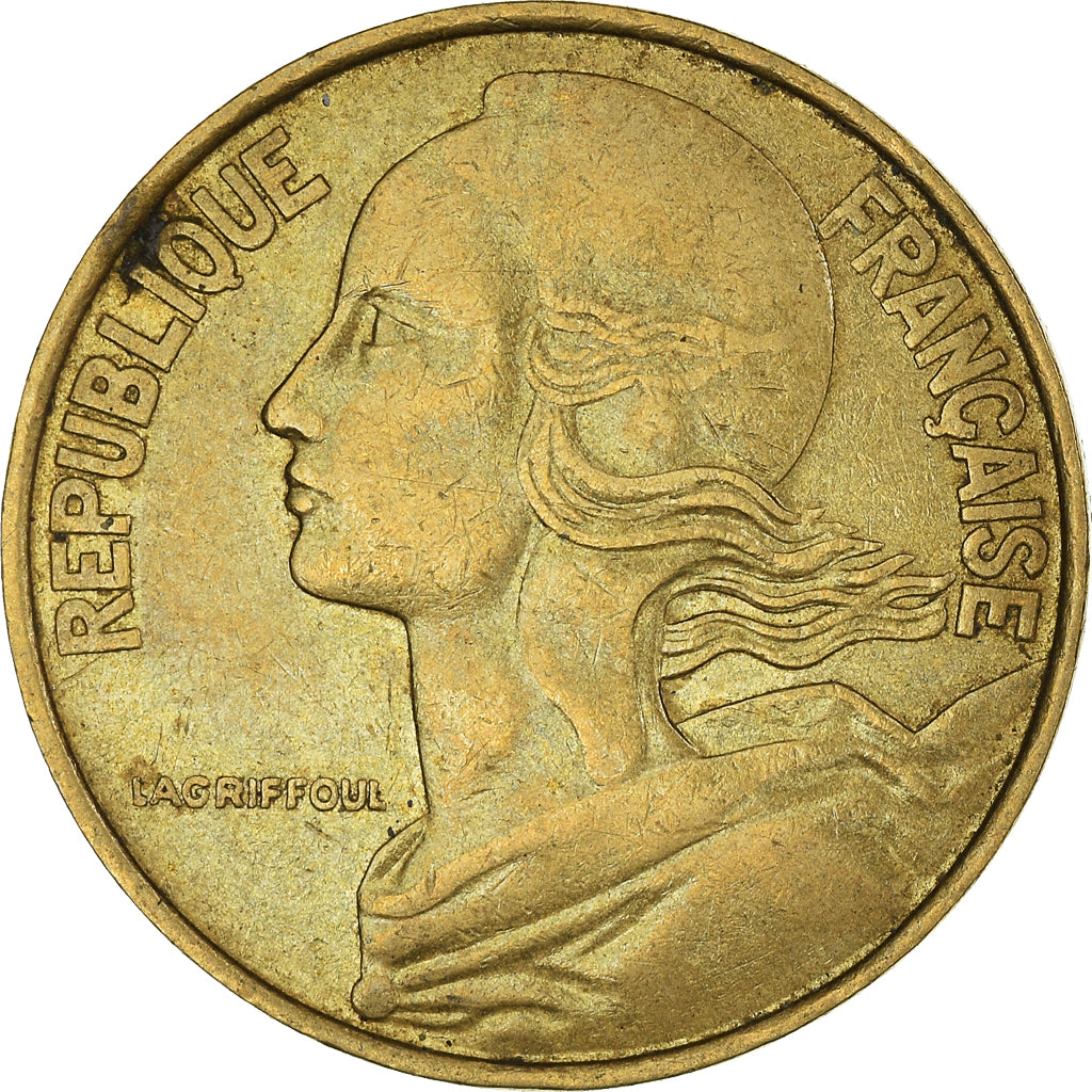 Coin, France, 20 Centimes, 1976