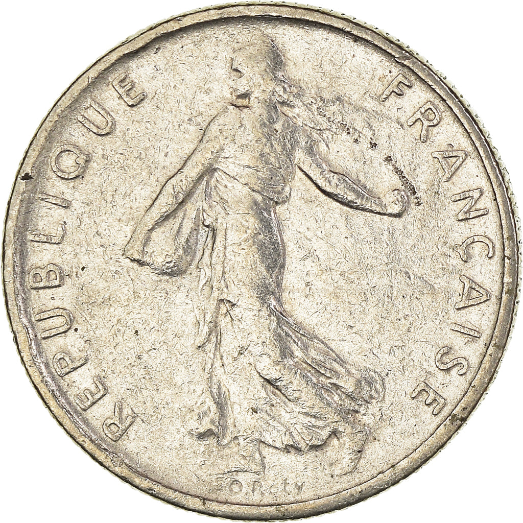 Moneta, Francja, 1/2 Franc, 1966