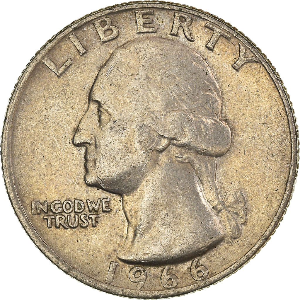 Moneta, USA, Quarter, 1966