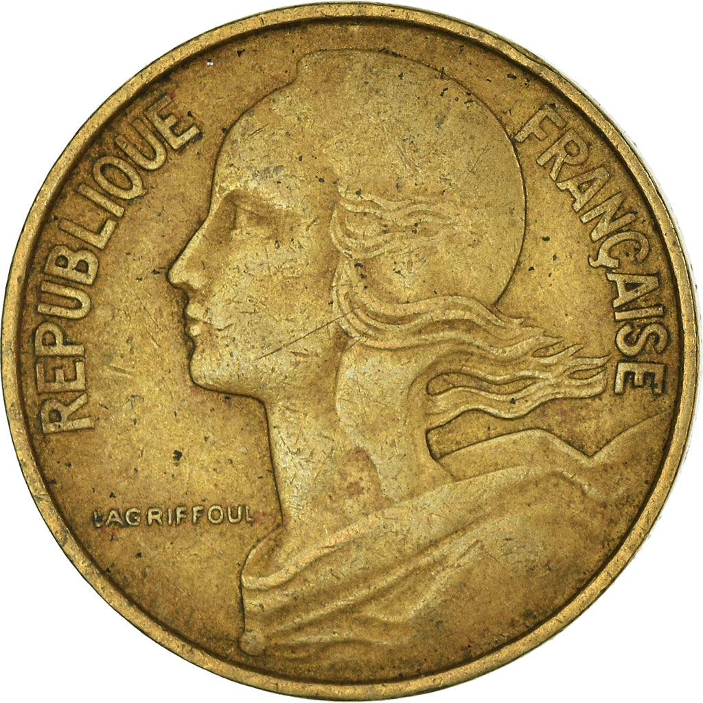 Moneta, Francja, 10 Centimes, 1970