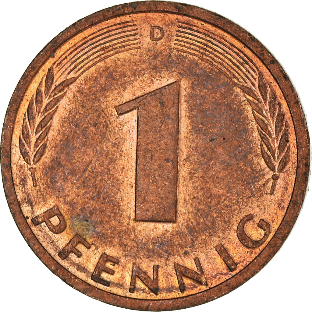 Moneta, Niemcy - RFN, Pfennig, 1986