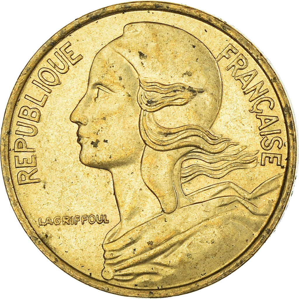 Moeda, França, 5 Centimes, 1996