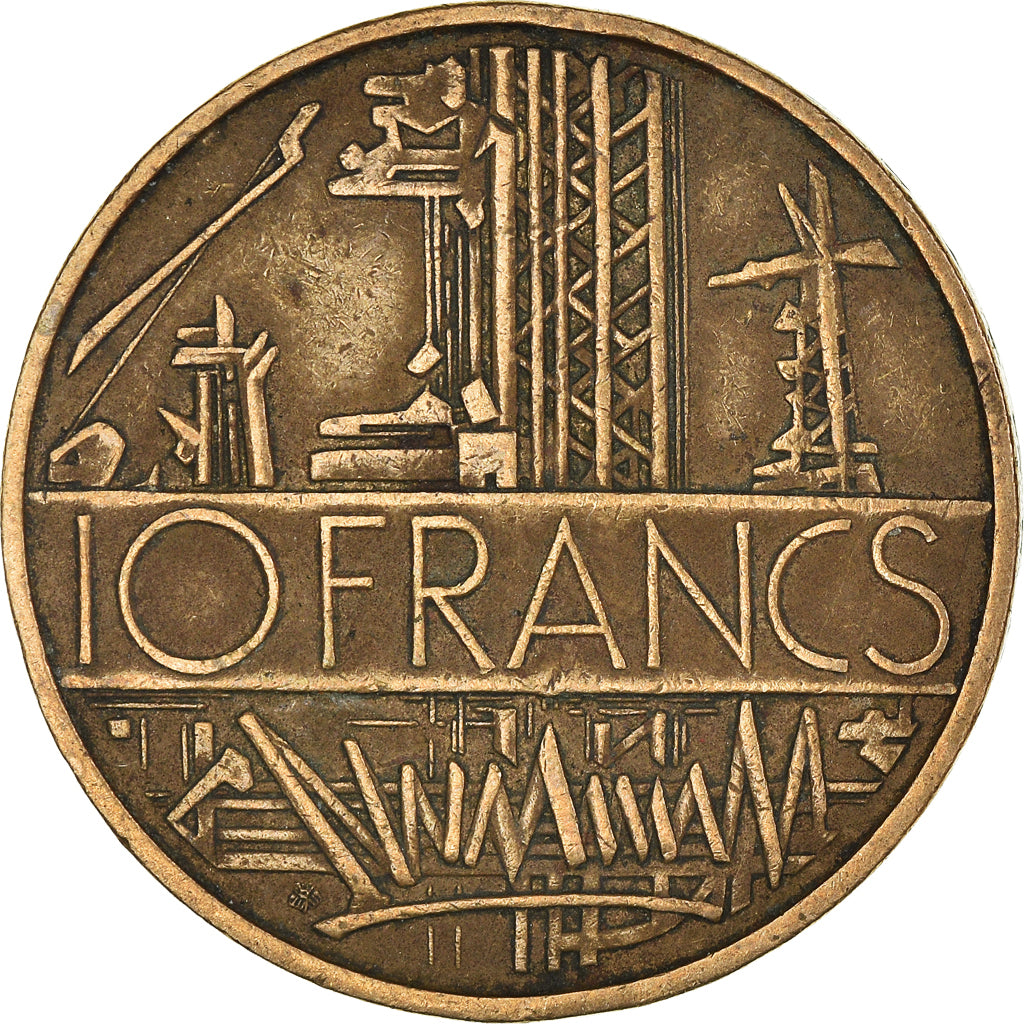 Münze, Frankreich, 10 Francs, 1975