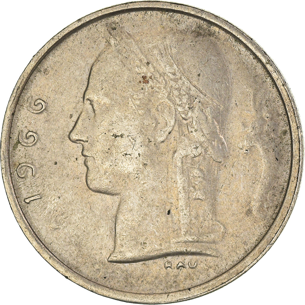 Coin, Belgium, Franc, 1966