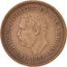 INDIA-PORTUGUESE, GOA, Luiz I, 1/8 Tanga, 1884, EF(40-45), Copper, KM:307