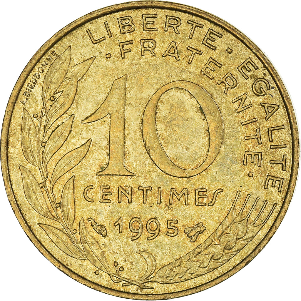 Coin, France, 10 Centimes, 1995