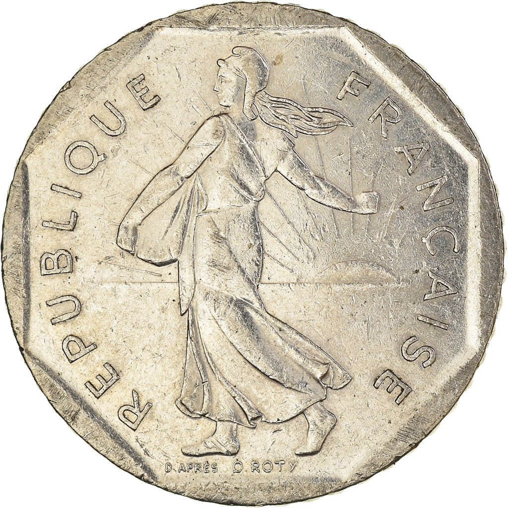Moneta, Francia, 2 Francs, 1994