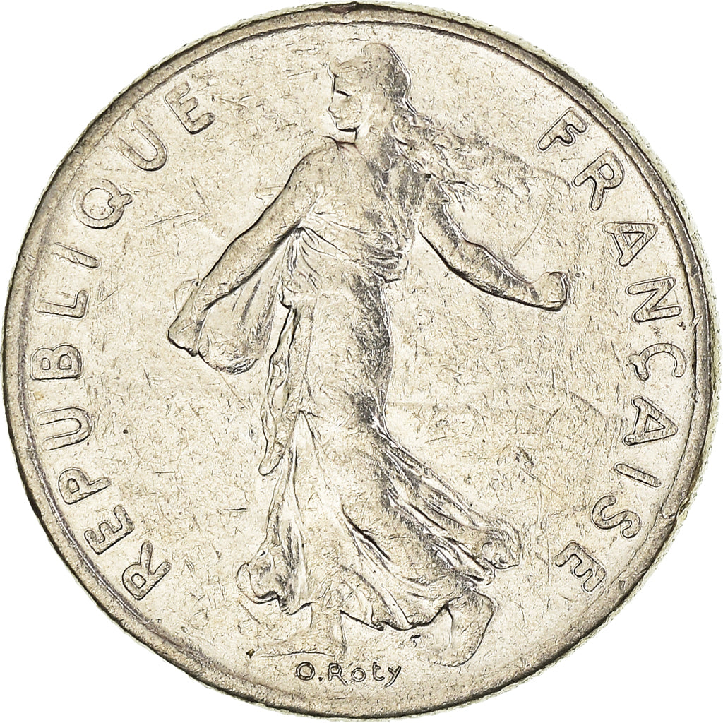 Münze, Frankreich, 1/2 Franc, 1977