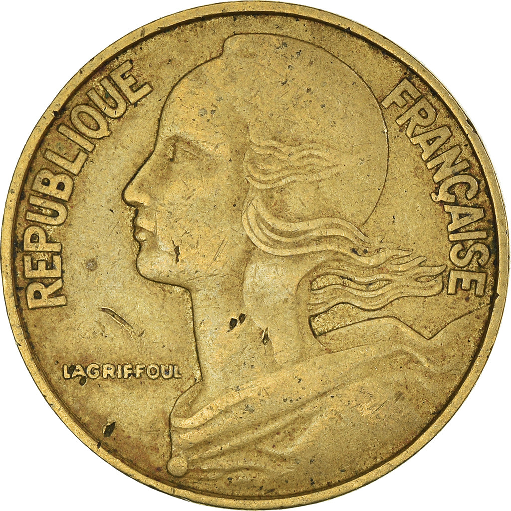 Munten, Frankrijk, 20 Centimes, 1962