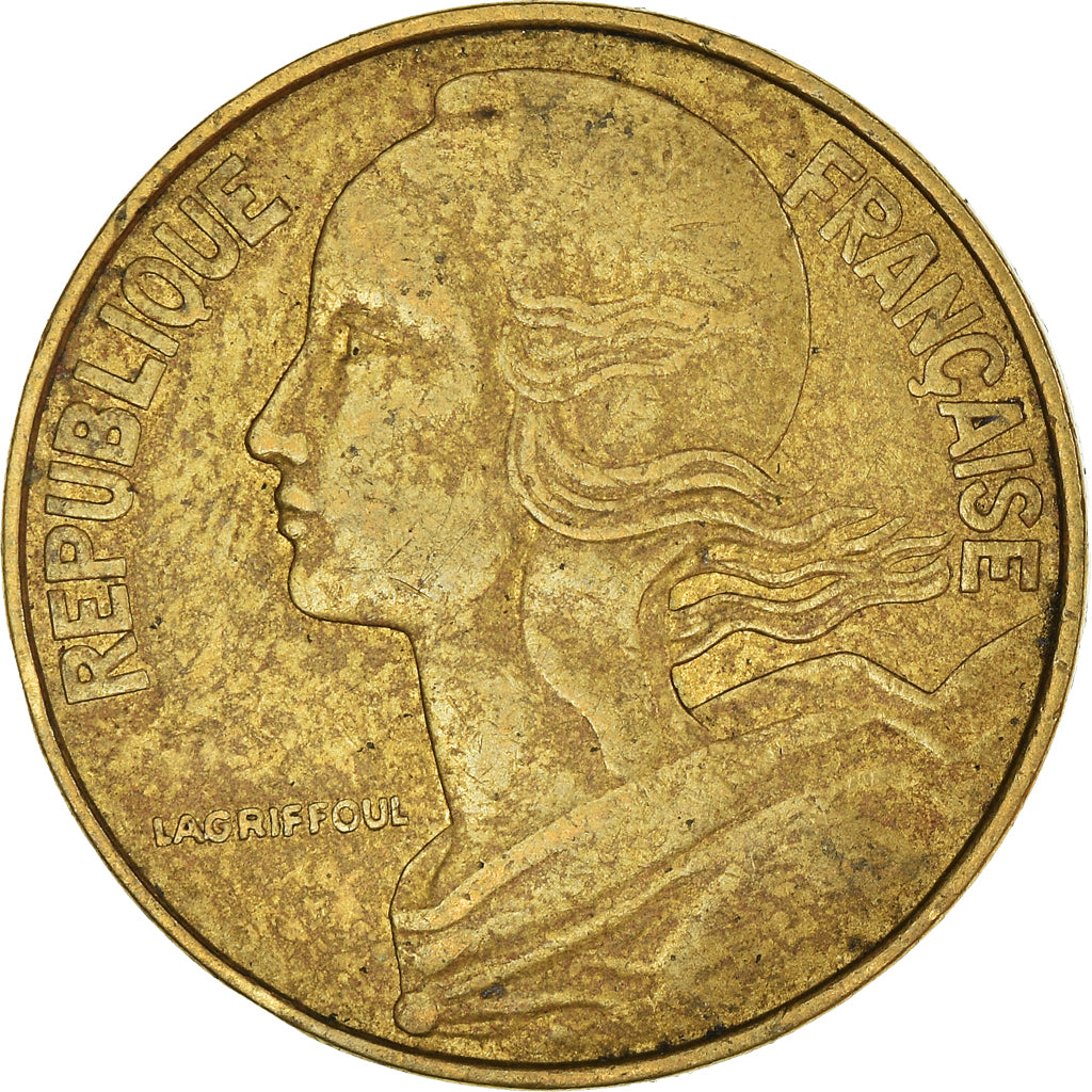 Moneta, Francia, 20 Centimes, 1973