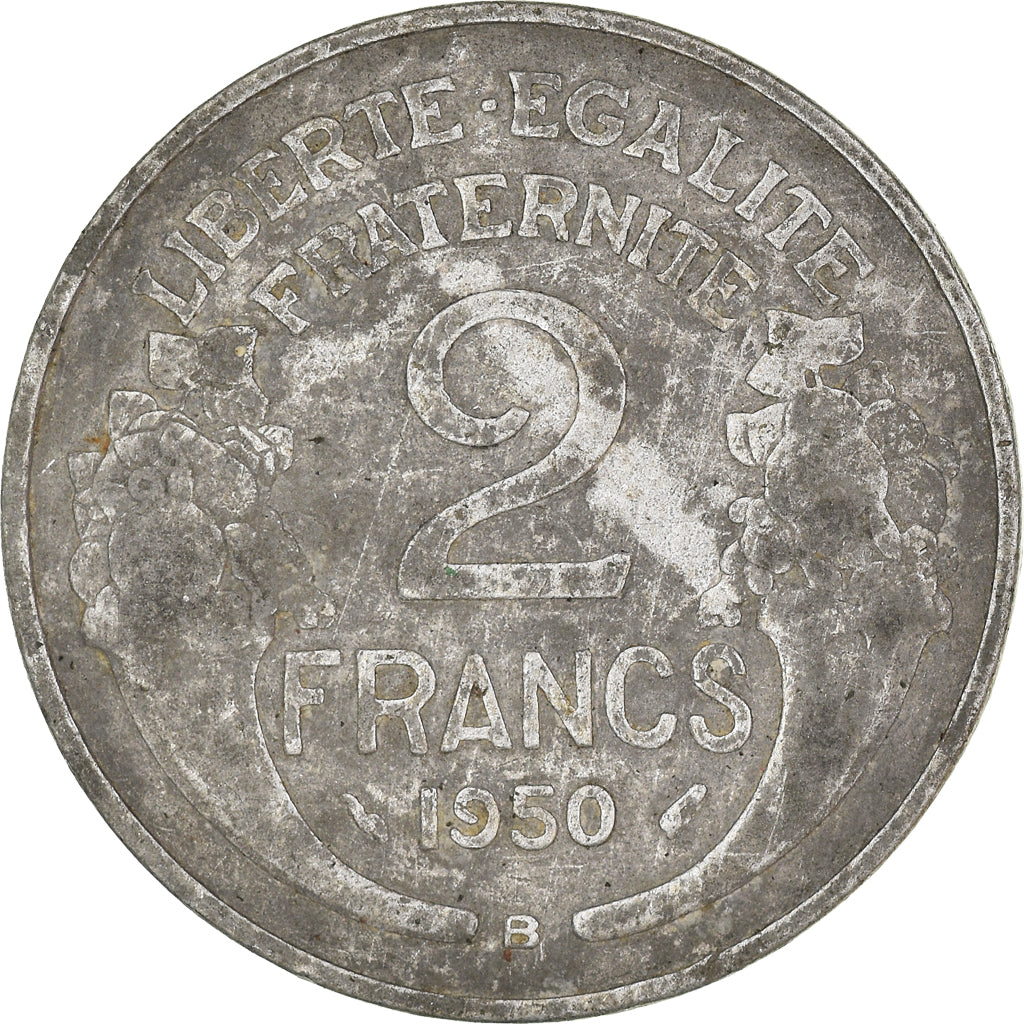 Moneta, Francia, 2 Francs, 1950