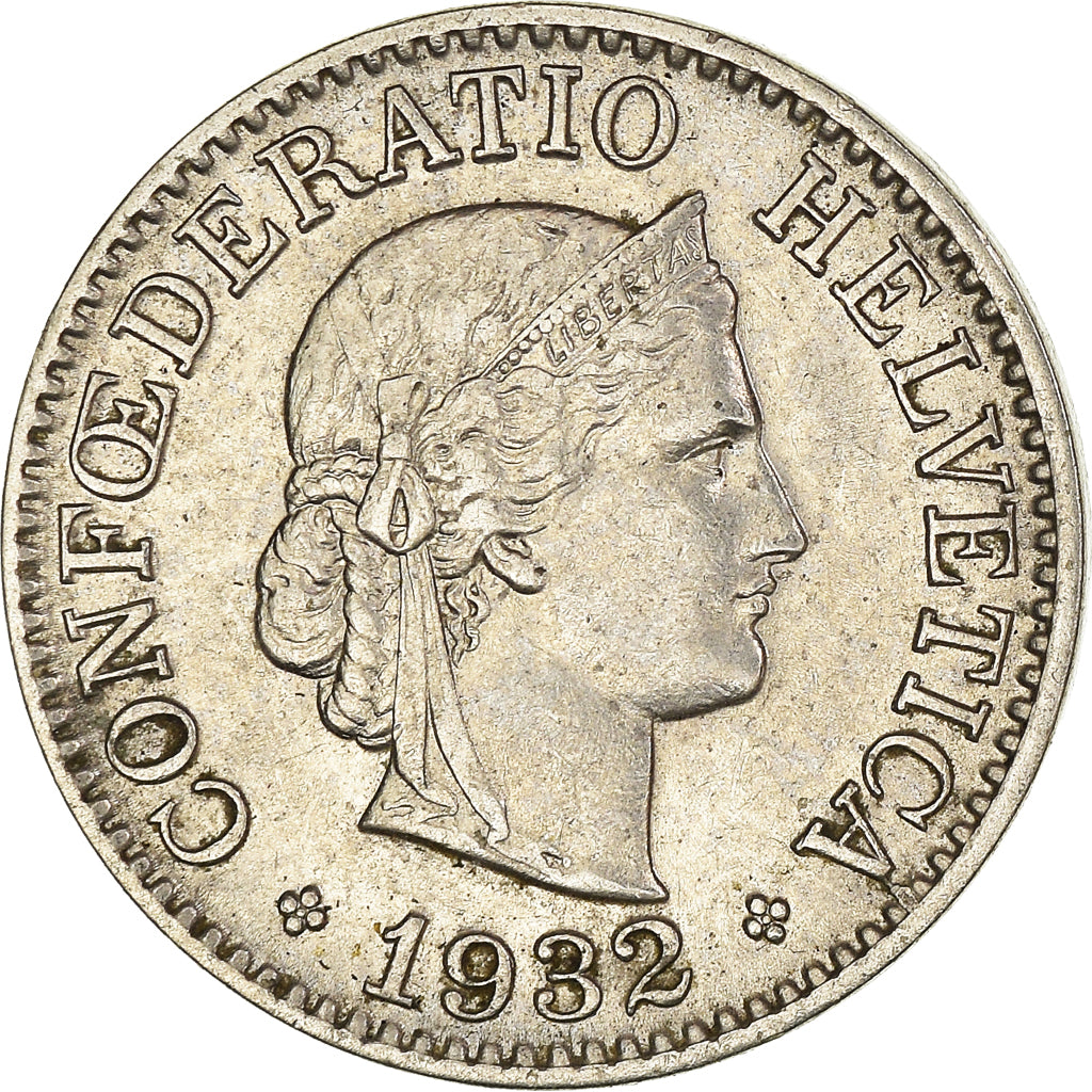 Münze, Schweiz, 10 Rappen, 1932