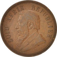 South Africa, Penny, 1898, AU(50-53), Bronze, KM:2
