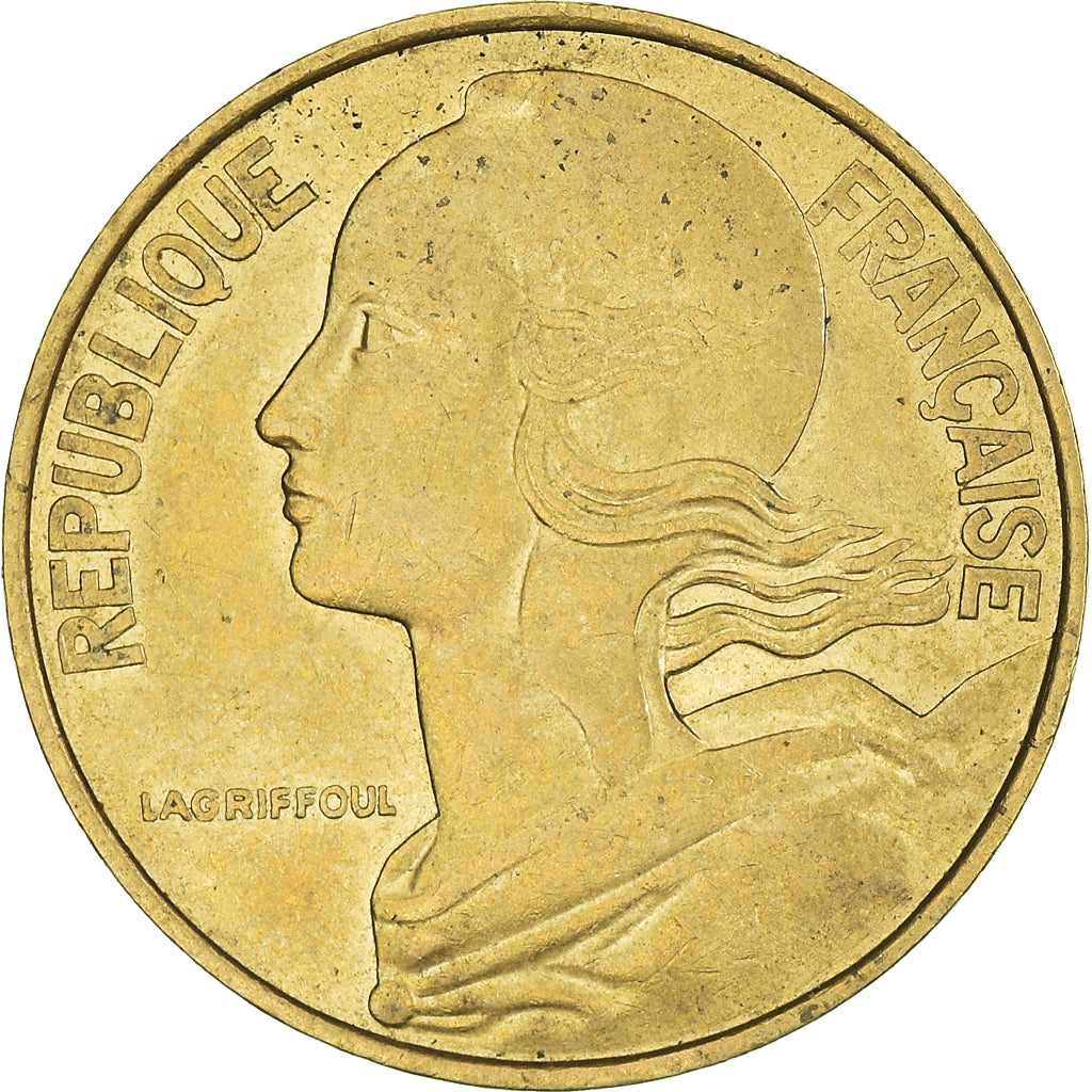 Moneda, Francia, 20 Centimes, 1978