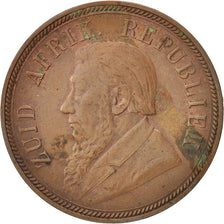 South Africa, Penny, 1898, EF(40-45), Bronze, KM:2