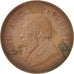 South Africa, Penny, 1898, EF(40-45), Bronze, KM:2
