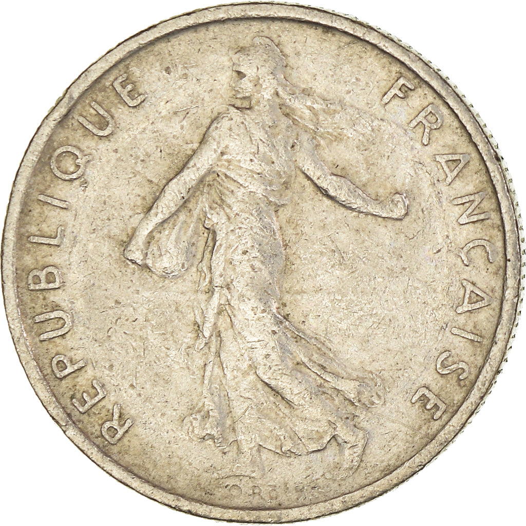 Moneta, Francja, 1/2 Franc, 1966