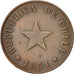 Chile, Centavo, 1851, EF(40-45), Copper, KM:119.2