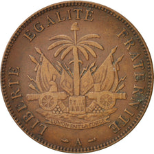 Haiti, 2 Centimes, 1894, Paris, EF(40-45), Bronze, KM:49