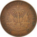 Haiti, 2 Centimes, 1894, Paris, EF(40-45), Bronze, KM:49