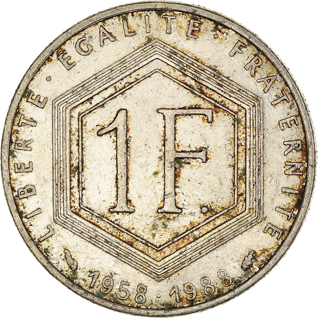 Munten, Frankrijk, Franc, 1988