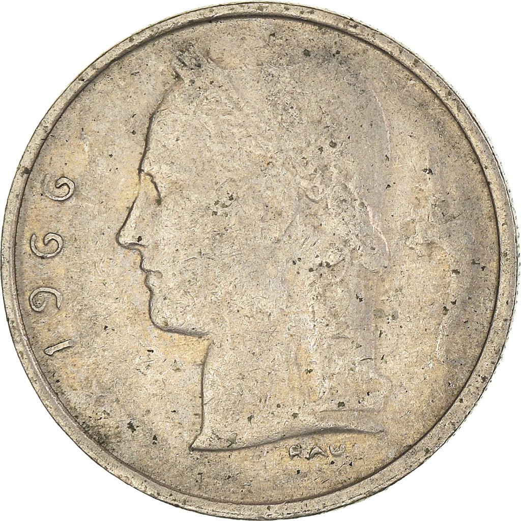 Coin, Belgium, Franc, 1966