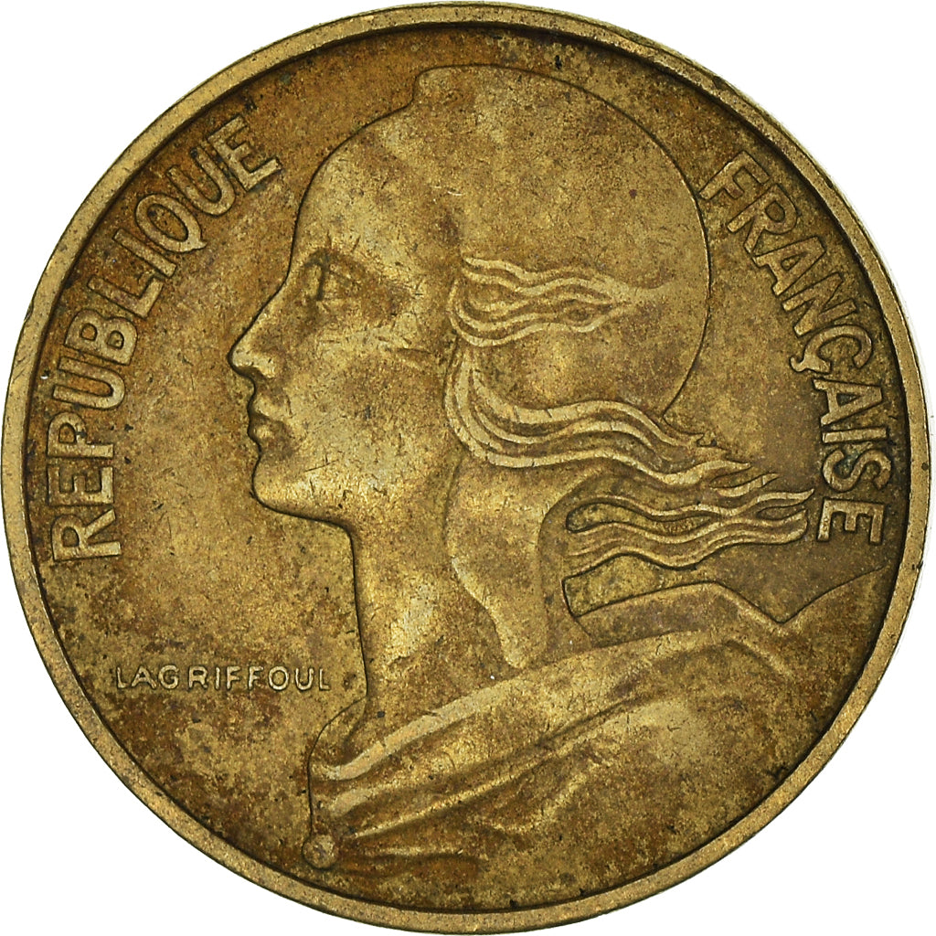 Moneta, Francia, 10 Centimes, 1973