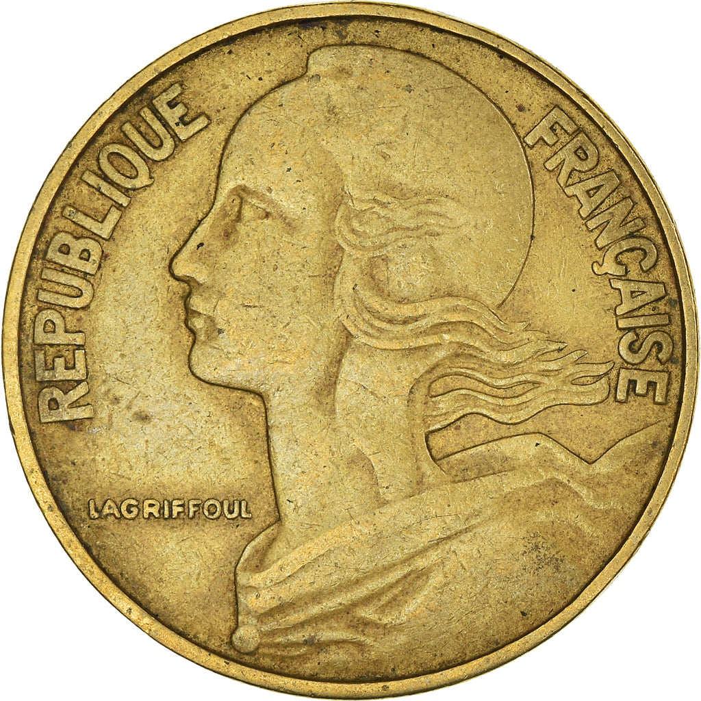 Münze, Frankreich, 20 Centimes, 1965