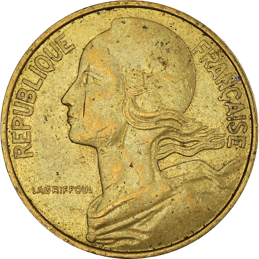 Coin, France, 10 Centimes, 1987