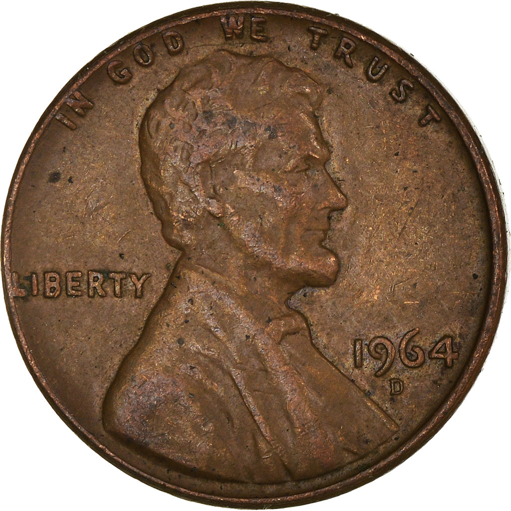 Moneta, Stati Uniti, Cent, 1964