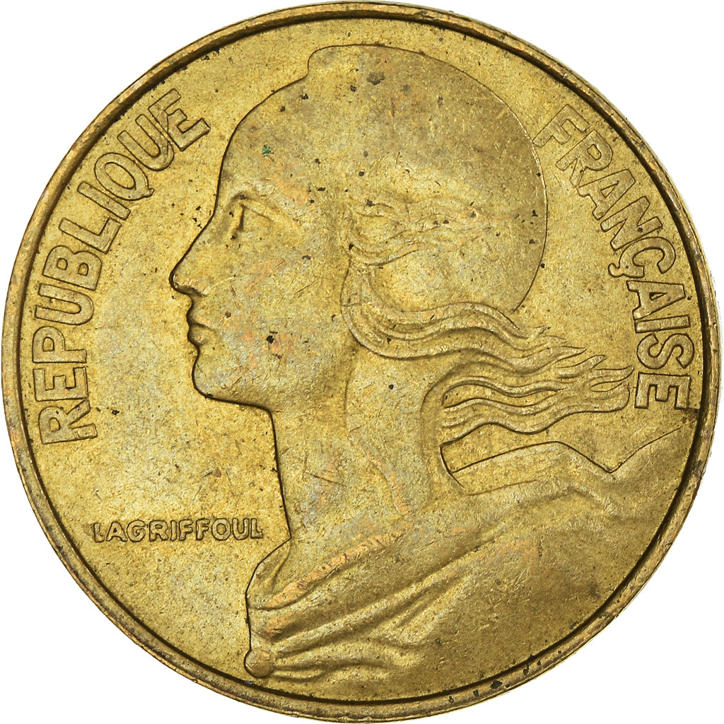 Monnaie, France, 20 Centimes, 1977