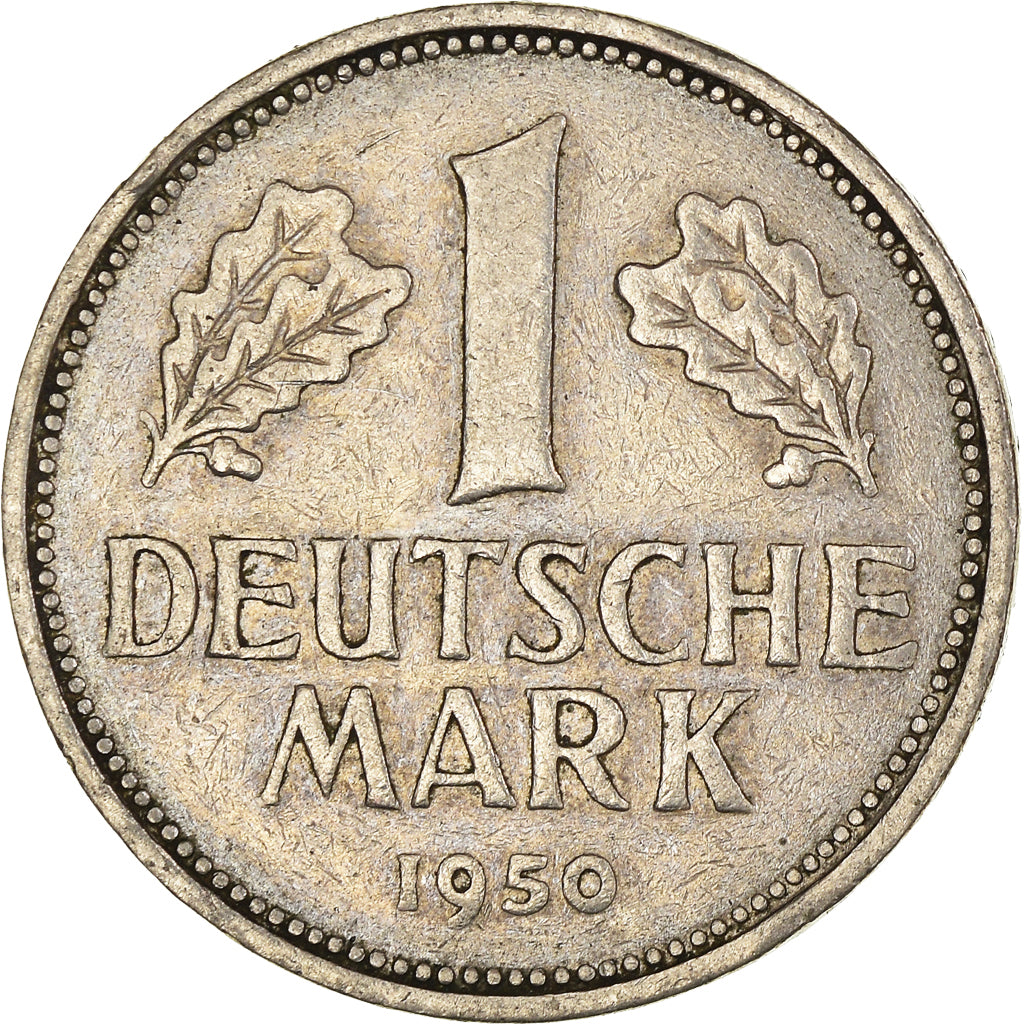 Coin, GERMANY - FEDERAL REPUBLIC, Mark, 1950