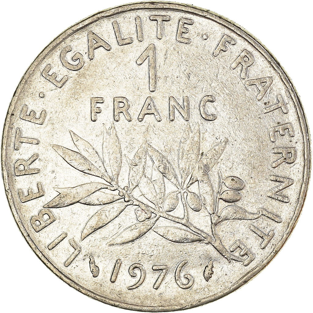 Monnaie, France, Franc, 1976