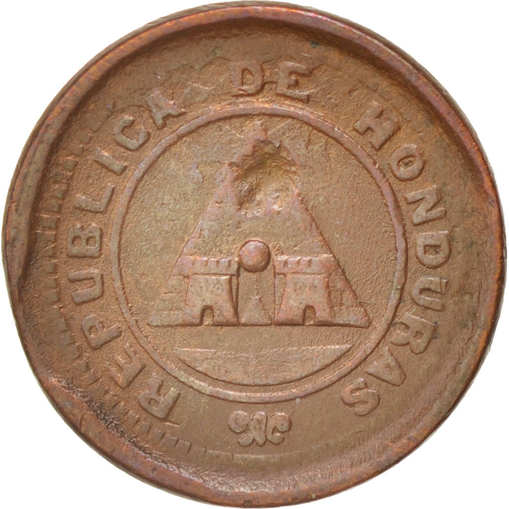 Honduras, Centavo, 1920, VF(30-35), Bronze, KM:70